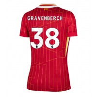 Zenski Nogometni Dres Liverpool Ryan Gravenberch #38 Domaci 2024-25 Kratak Rukav